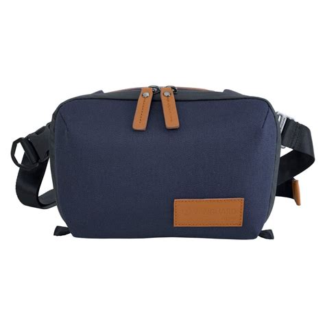 Crossbody Bag in Gray, Navy .